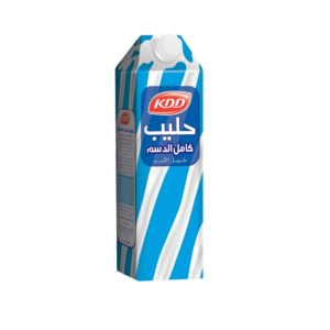 حليب كي دي دي كامل الدسم طويل الأمد 1 لتر