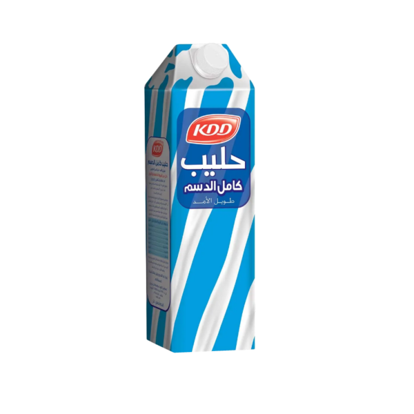 حليب كي دي دي كامل الدسم طويل الأمد 1 لتر