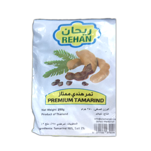 67add7 ريحان – تمر هندي ممتاز 250 جم