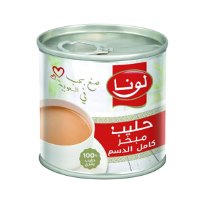 لونا – حليب مبخر كامل الدسم 170 غرام