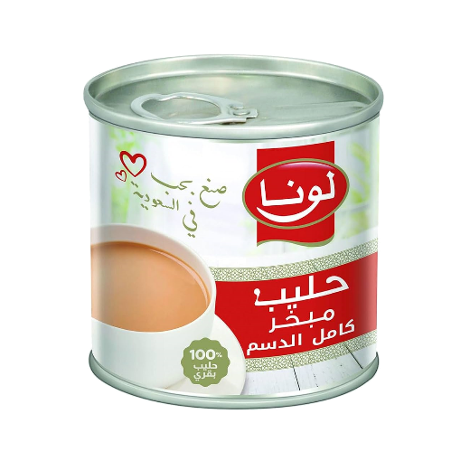 لونا – حليب مبخر كامل الدسم 170 غرام