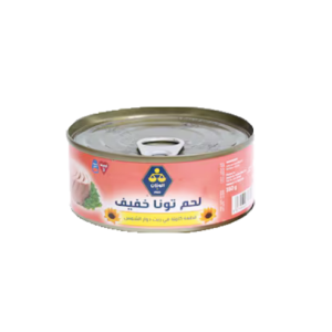 الوزان – لحم تونا خفيف بزيت دوار الشمس 160 جم