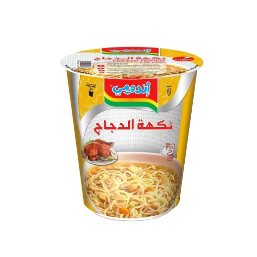 إندومي – شعيرية سريعة التحضير بنكهة الدجاج (كوب) 62 جم