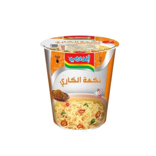 إندومي – شعيرية سريعة التحضير بنكهة الكاري (كوب) 62 جم