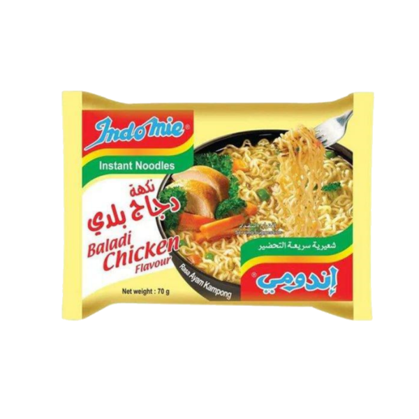 إندومي – شعيرية سريعة التحضير بنكهة الدجاج البلدي 72 جم